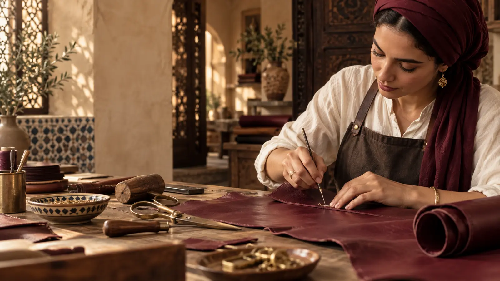 Univers du savoir-faire artisanal Lady Chic à Fès